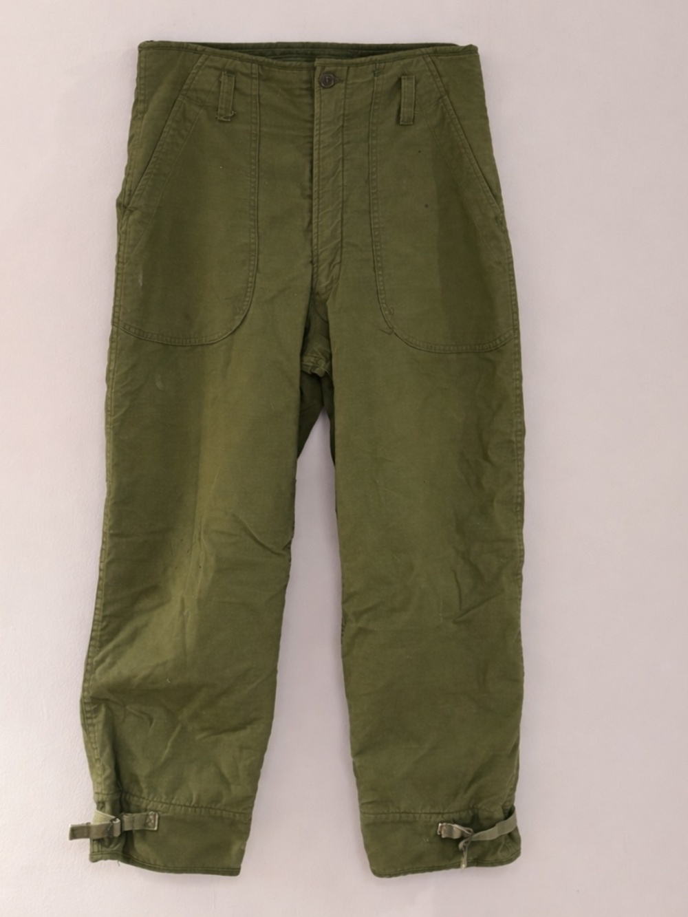 Vintage 1977 US Army Alpha Industries Cold Weather Pants Medium OG-107